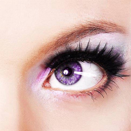 purple eyes mutation